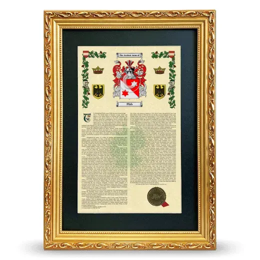 Pfab Deluxe Armorial Framed - Gold