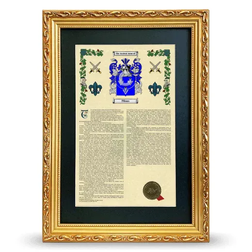 Pilous Deluxe Armorial Framed - Gold
