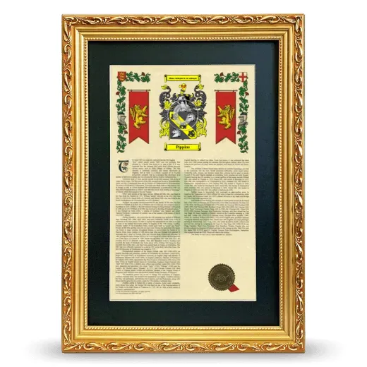 Pippins Deluxe Armorial Framed - Gold