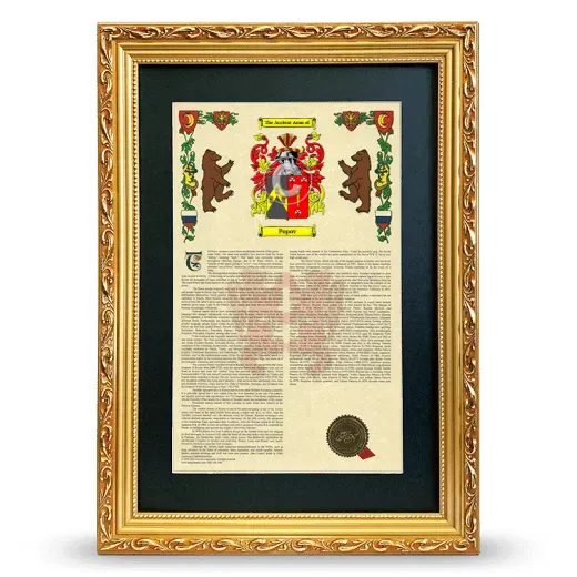 Popov Deluxe Armorial Framed - Gold