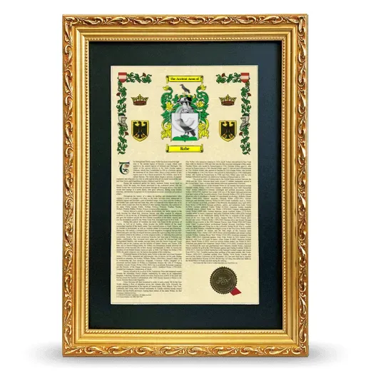 Rabe Deluxe Armorial Framed - Gold