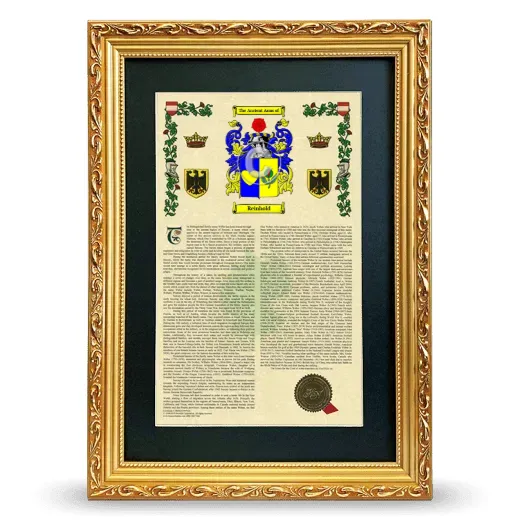 Reinhold Deluxe Armorial Framed - Gold