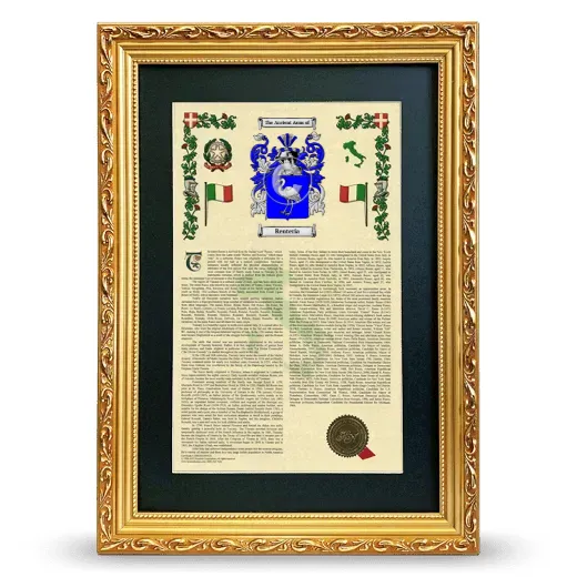 Renteria Deluxe Armorial Framed - Gold
