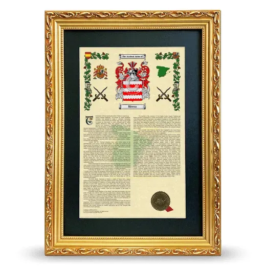 Rivera Deluxe Armorial Framed - Gold