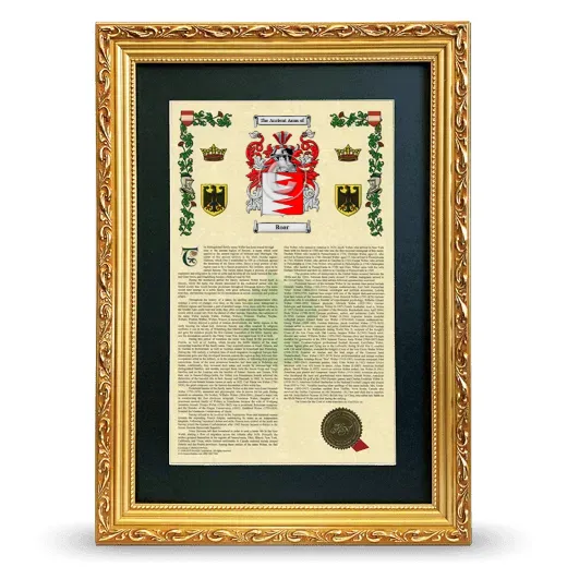 Roar Deluxe Armorial Framed - Gold