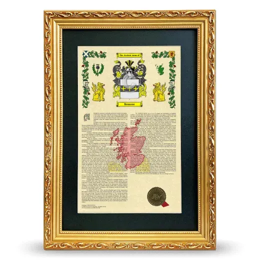 Romans Deluxe Armorial Framed - Gold