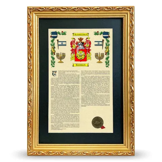 Rosenbusch Deluxe Armorial Framed - Gold