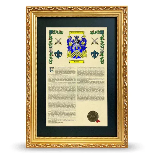 Rosier Deluxe Armorial Framed - Gold