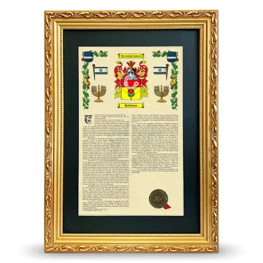 Rothman Deluxe Armorial Framed - Gold