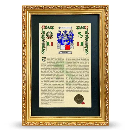 Rubinato Deluxe Armorial Framed - Gold
