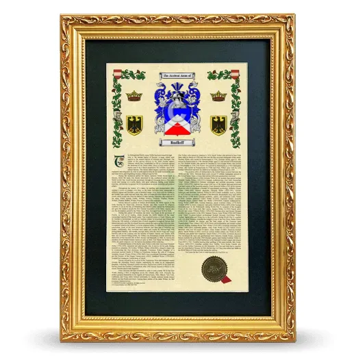 Rudloff Deluxe Armorial Framed - Gold