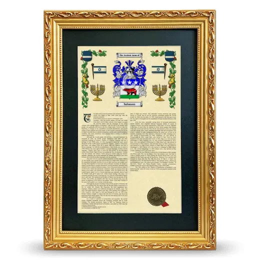Salomon Deluxe Armorial Framed - Gold