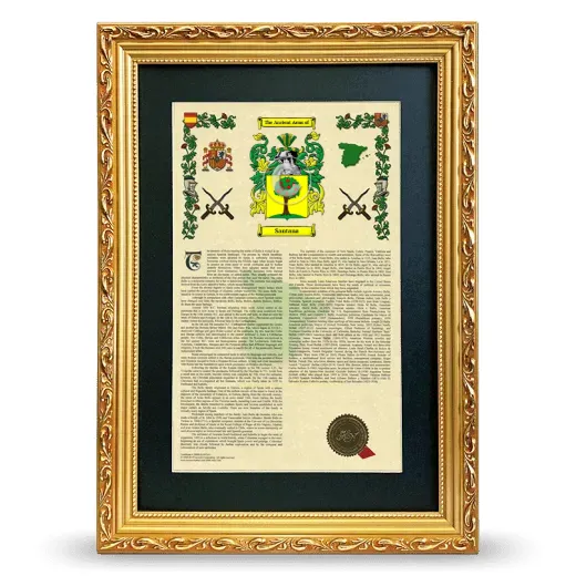 Santana Deluxe Armorial Framed - Gold