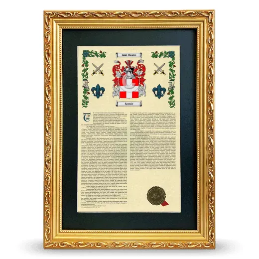 Savoie Deluxe Armorial Framed - Gold