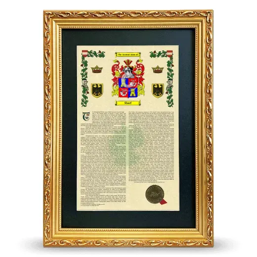 Sharf Deluxe Armorial Framed - Gold