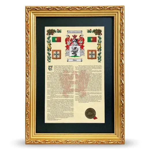 Simo Deluxe Armorial Framed - Gold