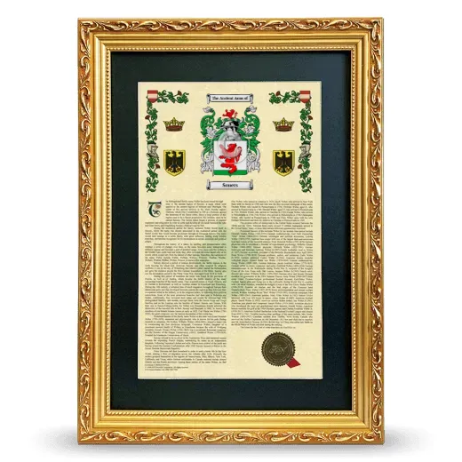 Souers Deluxe Armorial Framed - Gold