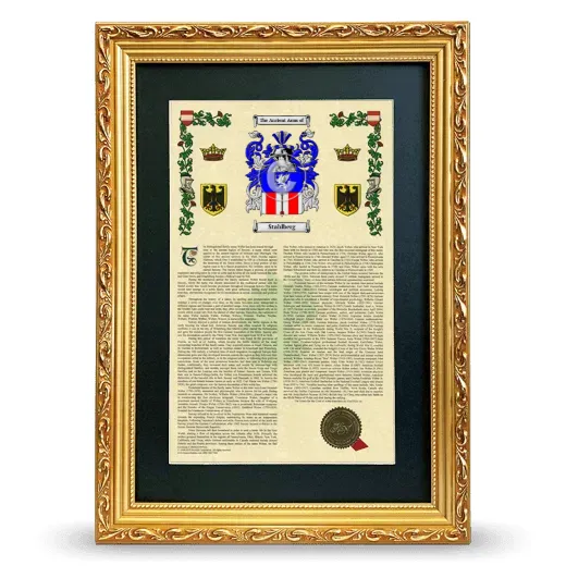 Stahlberg Deluxe Armorial Framed - Gold