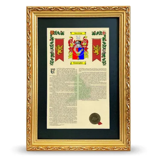 Stonecypher Deluxe Armorial Framed - Gold