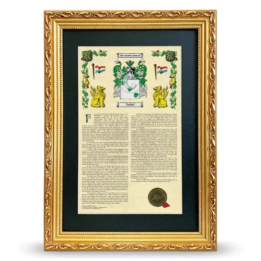 Tachel Deluxe Armorial Framed - Gold