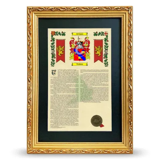 Tenison Deluxe Armorial Framed - Gold