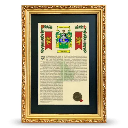 Thackeray Deluxe Armorial Framed - Gold