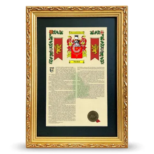 Theobal Deluxe Armorial Framed - Gold