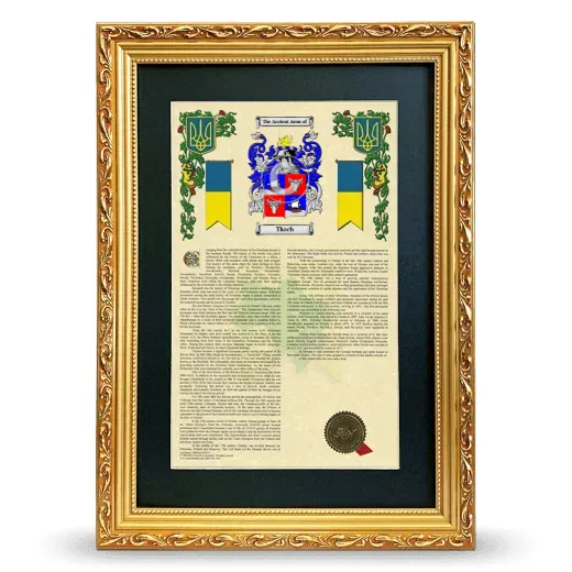 Tkach Deluxe Armorial Framed - Gold