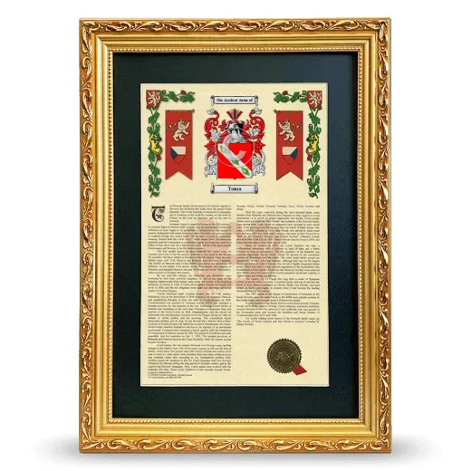 Toma Deluxe Armorial Framed - Gold