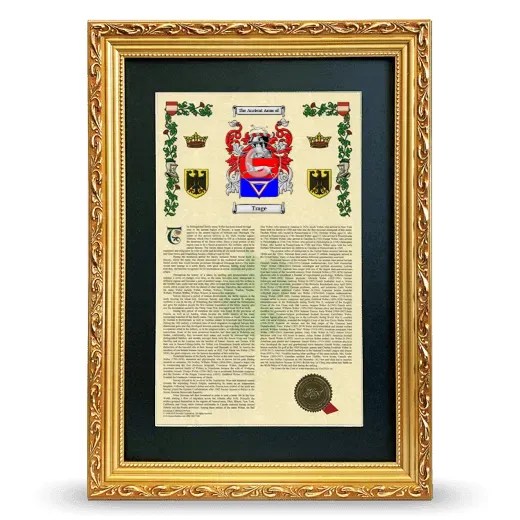 Trage Deluxe Armorial Framed - Gold