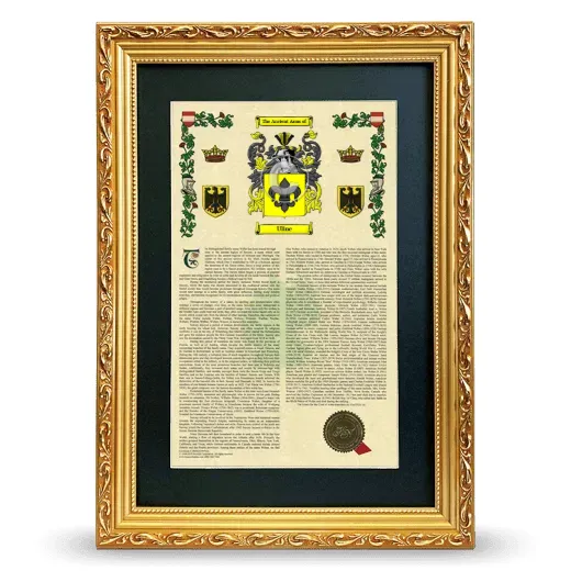 Uline Deluxe Armorial Framed - Gold