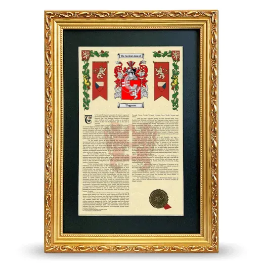 Ungarer Deluxe Armorial Framed - Gold