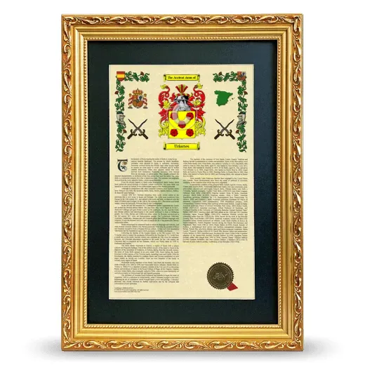 Uriartes Deluxe Armorial Framed - Gold