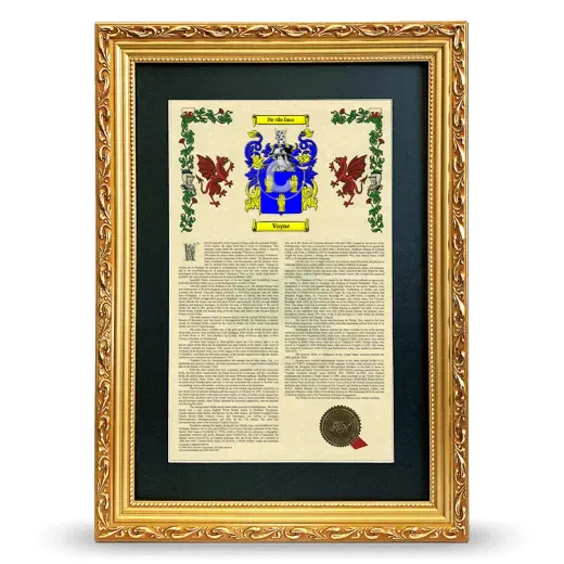 Vayne Deluxe Armorial Framed - Gold