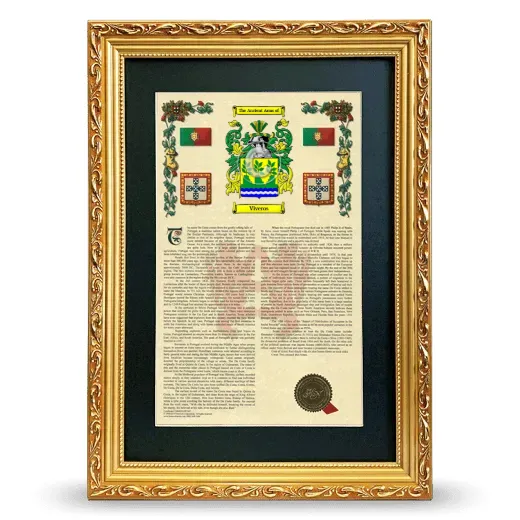 Viveros Deluxe Armorial Framed - Gold