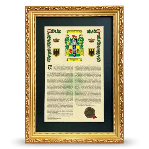 Waggoner Deluxe Armorial Framed - Gold