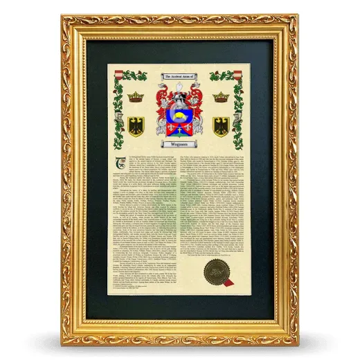 Wagman Deluxe Armorial Framed - Gold