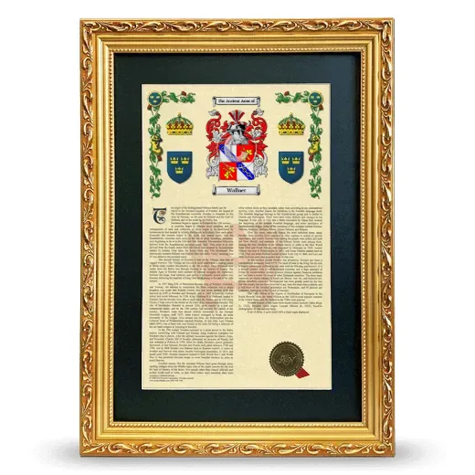 Wallner Deluxe Armorial Framed - Gold