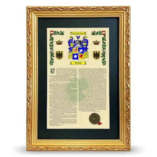 Weining Deluxe Armorial Framed - Gold