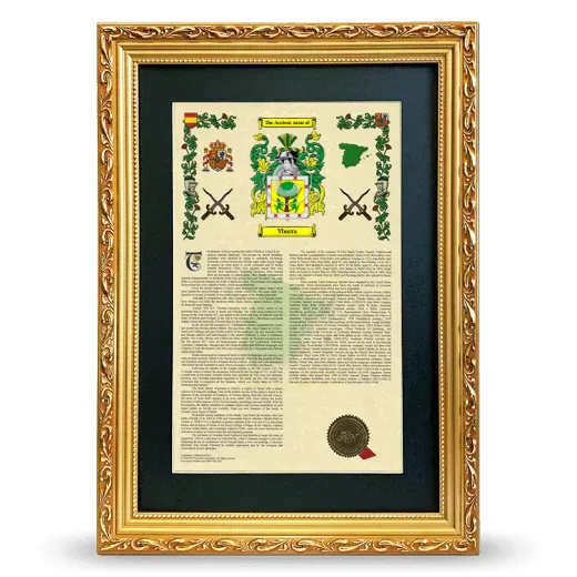 Ybarra Deluxe Armorial Framed - Gold