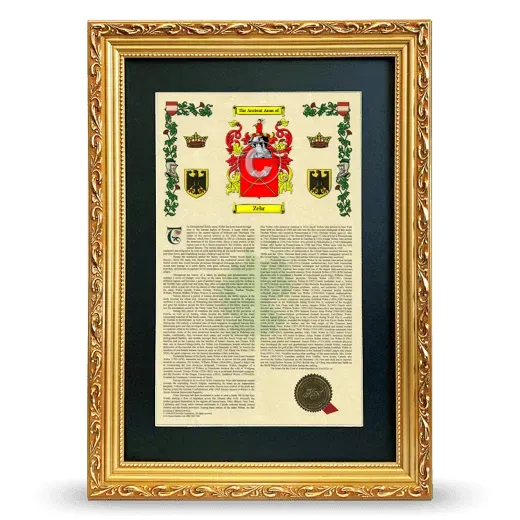 Zehr Deluxe Armorial Framed - Gold