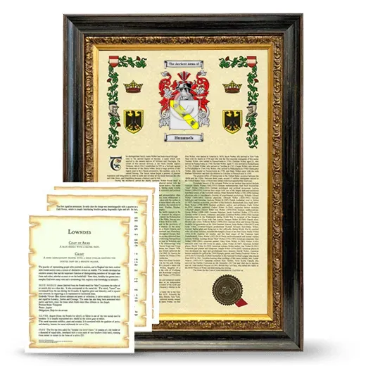 Hummels Framed Armorial History and Symbolism - Heirloom