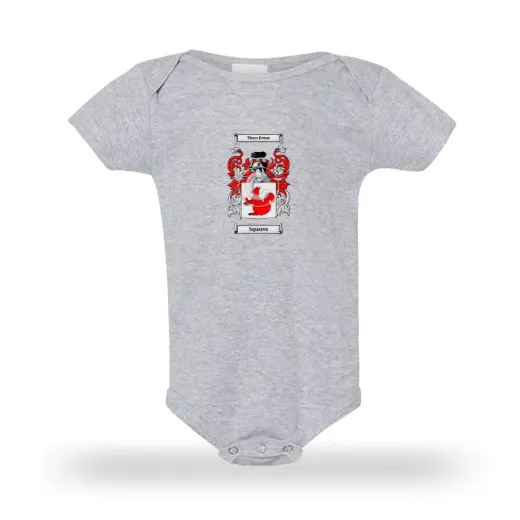 Squares Grey Baby One Piece