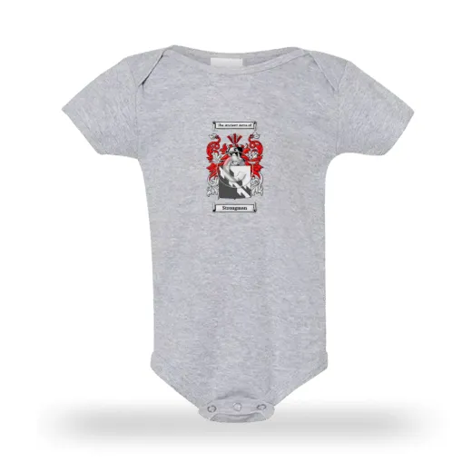 Strongman Grey Baby One Piece