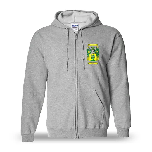 Astey Unisex Coat of Arms Zip Sweatshirt
