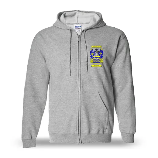 Casabello Unisex Coat of Arms Zip Sweatshirt