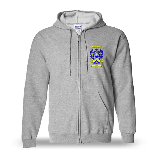 Coren Unisex Coat of Arms Zip Sweatshirt