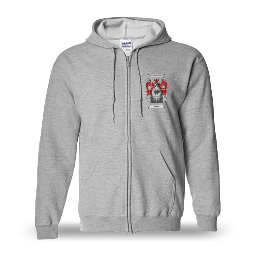 Dames Unisex Coat of Arms Zip Sweatshirt