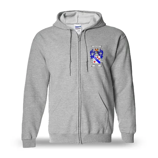 Doulas Unisex Coat of Arms Zip Sweatshirt