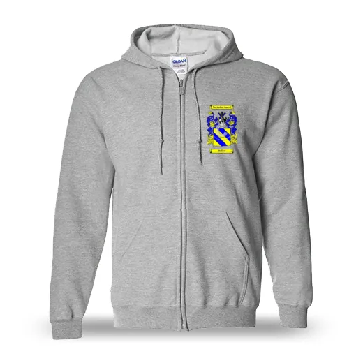 Dulley Unisex Coat of Arms Zip Sweatshirt